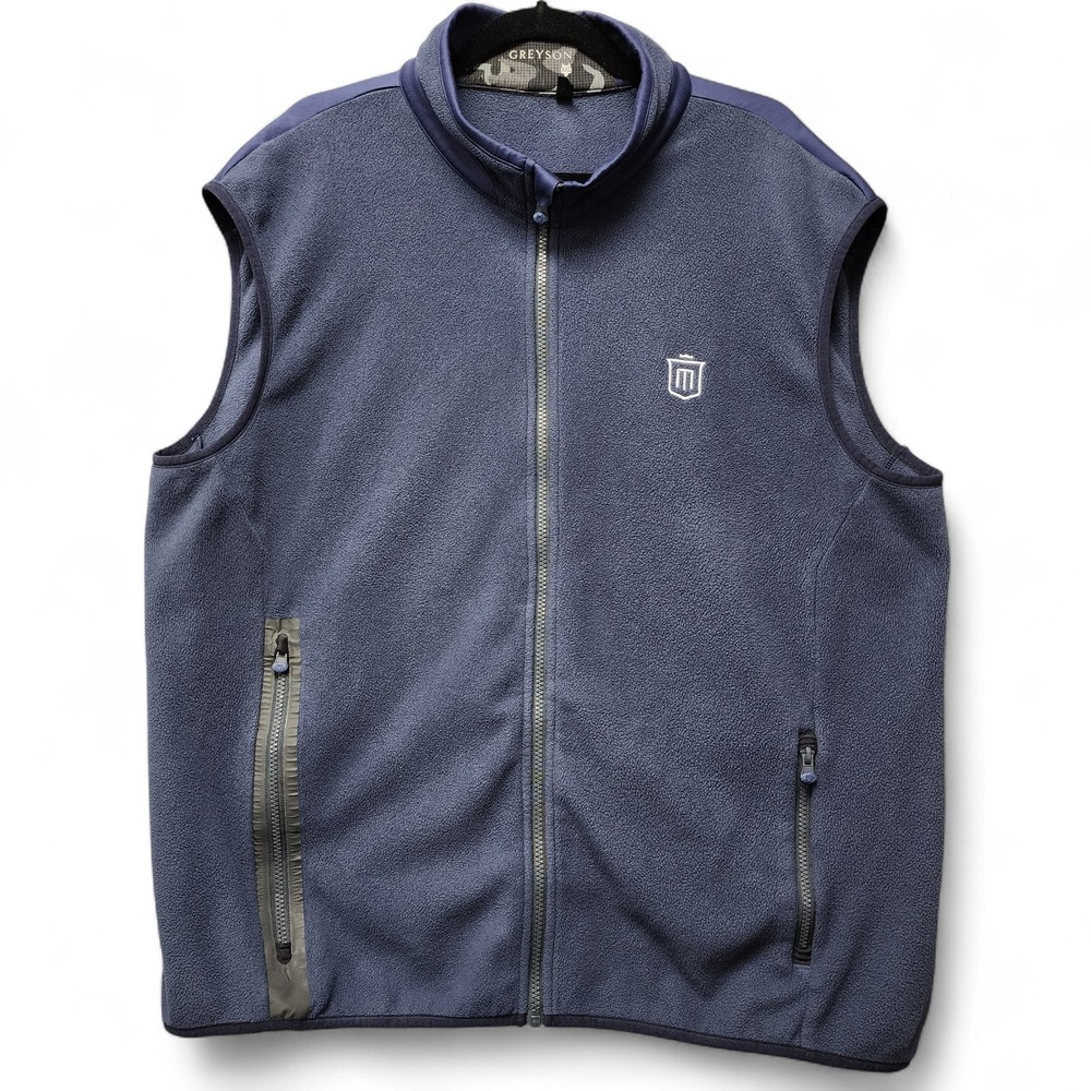 Greyson Shepherd Algonquin Vest Mens XXL Fleece Primaloft Golf Preppy LOGO READ‎